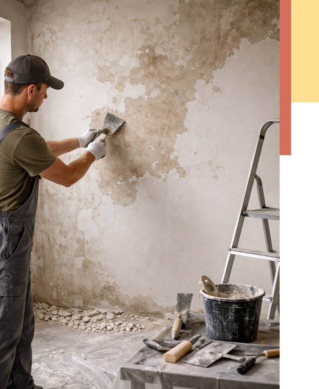 Снятие старой шпаклевки в соколе от 1928 руб. — быстро и недорого | ОТДЕЛОЧНИК-Скл