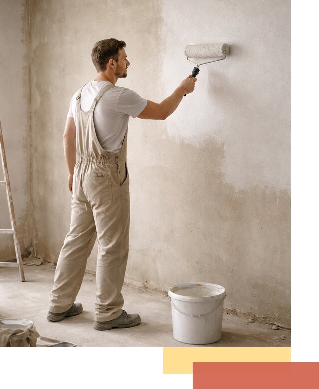 Грунтовка стен под отделку в соколе профессиональным раствором