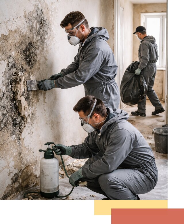 Удаление плесени со стен профессионально в соколе