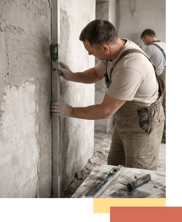 Установка штукатурных маяков в соколе с гарантией качества