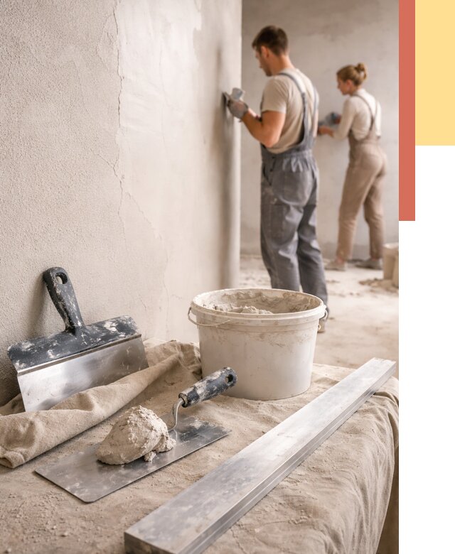 Штукатурка стен гипсовая в соколе от 4689 руб/м2 — быстро и недорого | ОТДЕЛОЧНИК-Скл