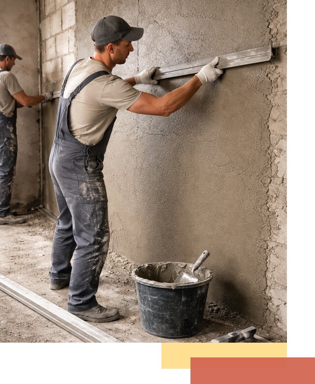 Штукатурка стен цементно-песчаная в соколе профессионально