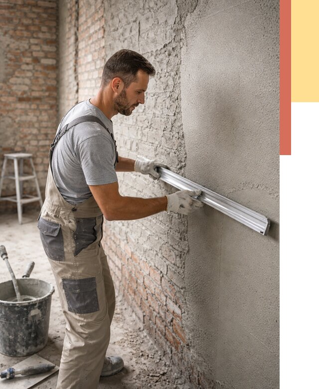 Штукатурка кирпичных стен в соколе от 4689 руб/м2 — быстро и недорого | ОТДЕЛОЧНИК-Скл