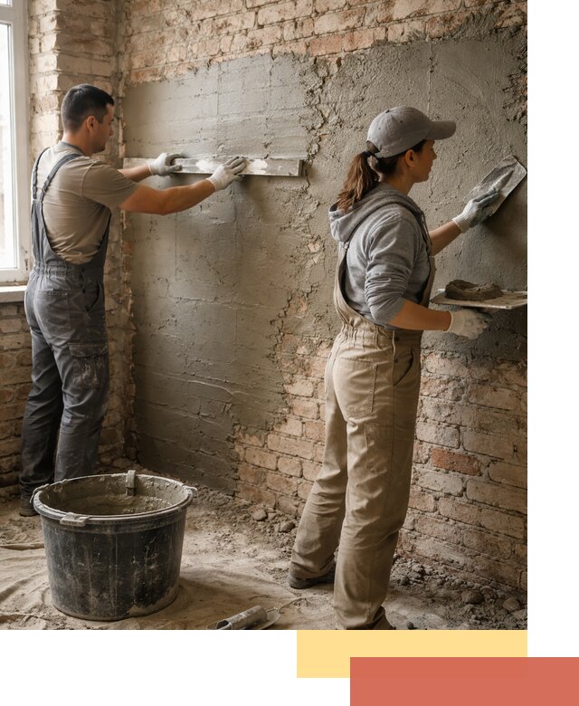 Штукатурка кирпичных стен в соколе — качественно и надежно