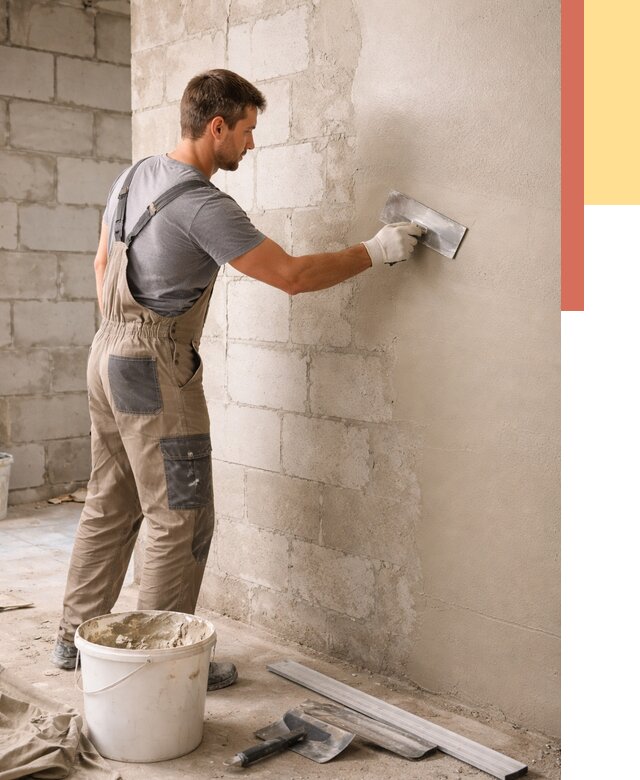 Штукатурка стен из газобетона в соколе от 2188 руб./м2 — быстро и недорого | ОТДЕЛОЧНИК-Скл