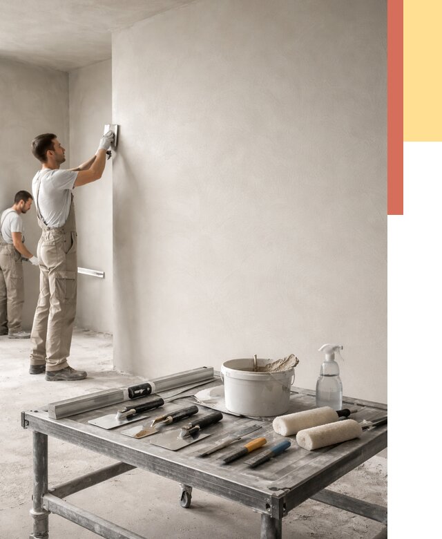 Штукатурка стен под покраску в соколе от 4689 руб./м² — качественно и недорого | ОТДЕЛОЧНИК-Скл