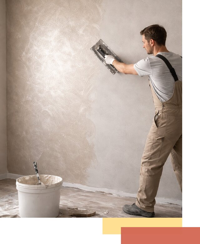 Декоративная штукатурка «Мокрый шелк» под ключ в соколе