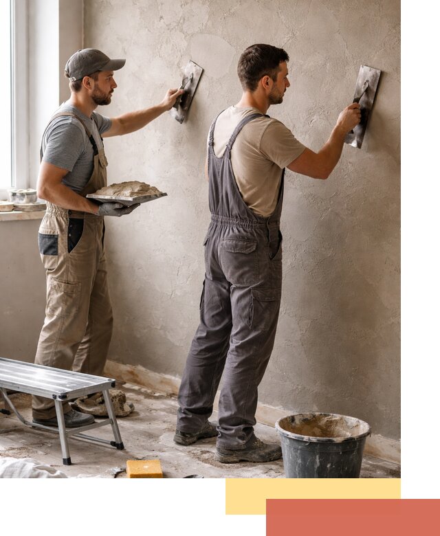 Ремонт декоративной штукатурки и восстановление фактуры в соколе