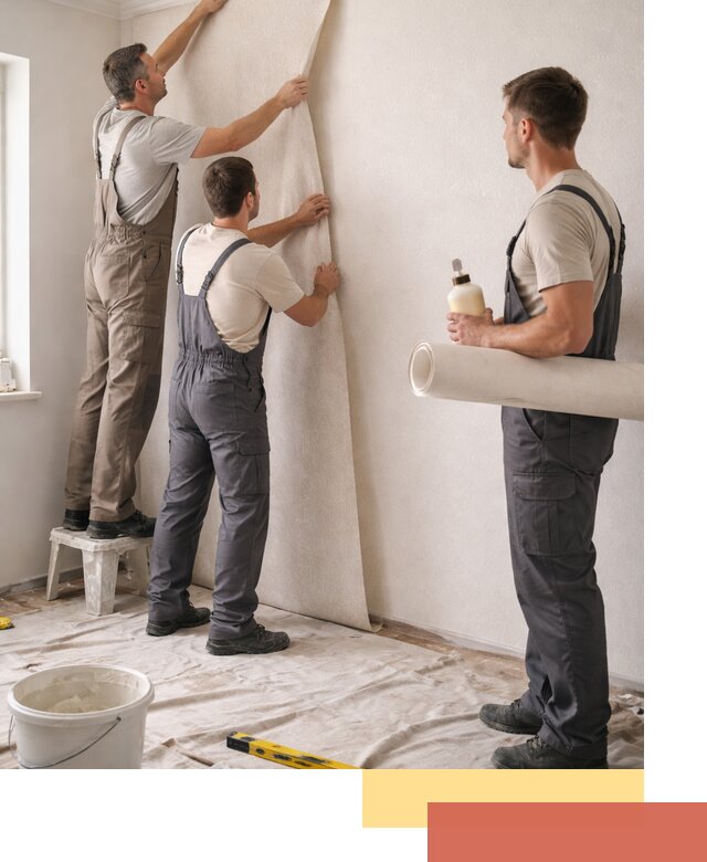 Оклейка стен обоями в соколе — качественно и профессионально