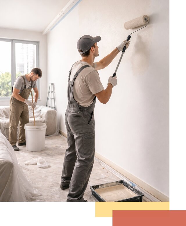 Покраска стен в офисе в соколе — быстрый и качественный ремонт