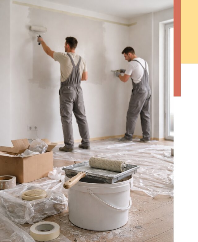 Покраска стен в квартире в соколе от 2605 руб/м2 — быстро и недорого | ОТДЕЛОЧНИК-Скл