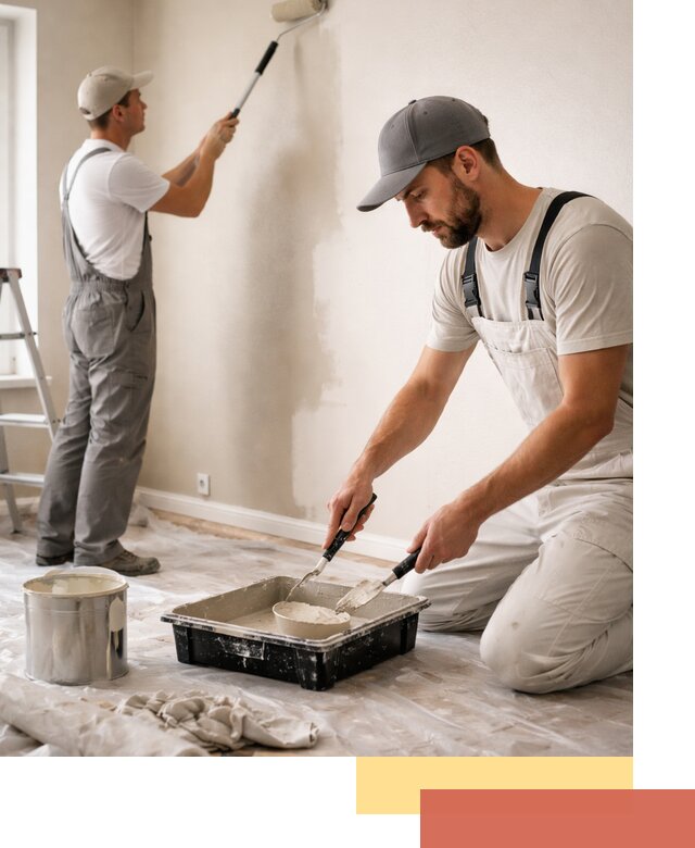 Покраска стен в квартире в соколе — профессионально и аккуратно