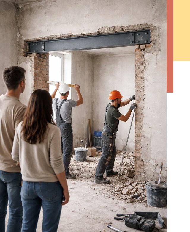 Усиление проема в стене в соколе от 9898 руб. — усиление дверного проема металлоконструкцией | ОТДЕЛОЧНИК-Скл