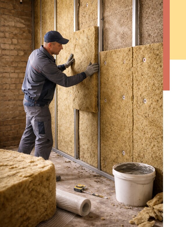 Утепление стен минватой в соколе от 1407 руб./м2 — недорого и быстро | ОТДЕЛОЧНИК-Скл