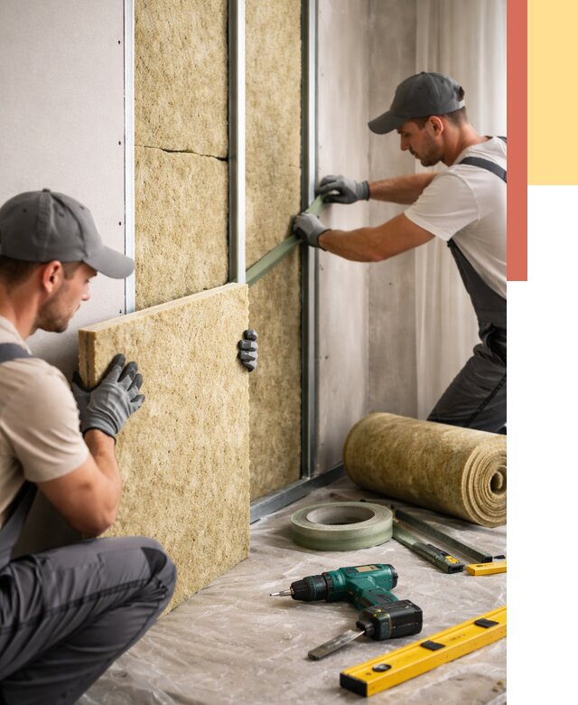 Шумоизоляция стен в соколе под ключ от 1928 руб. | ОТДЕЛОЧНИК-Скл