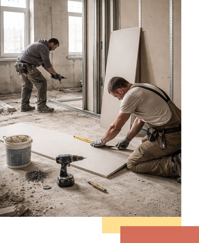 Кладка перегородок из ПГП под ключ в соколе