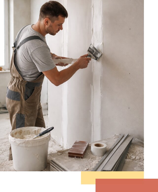 Шпаклевка перегородок из гипсокартона в соколе качественно и быстро