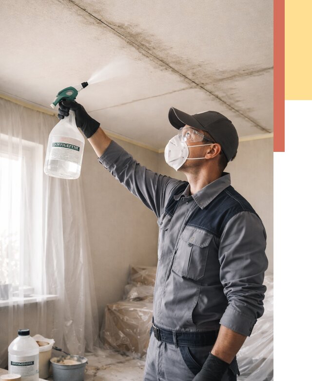 Антисептическая обработка потолка в соколе от 2605 руб. | ОТДЕЛОЧНИК-Скл