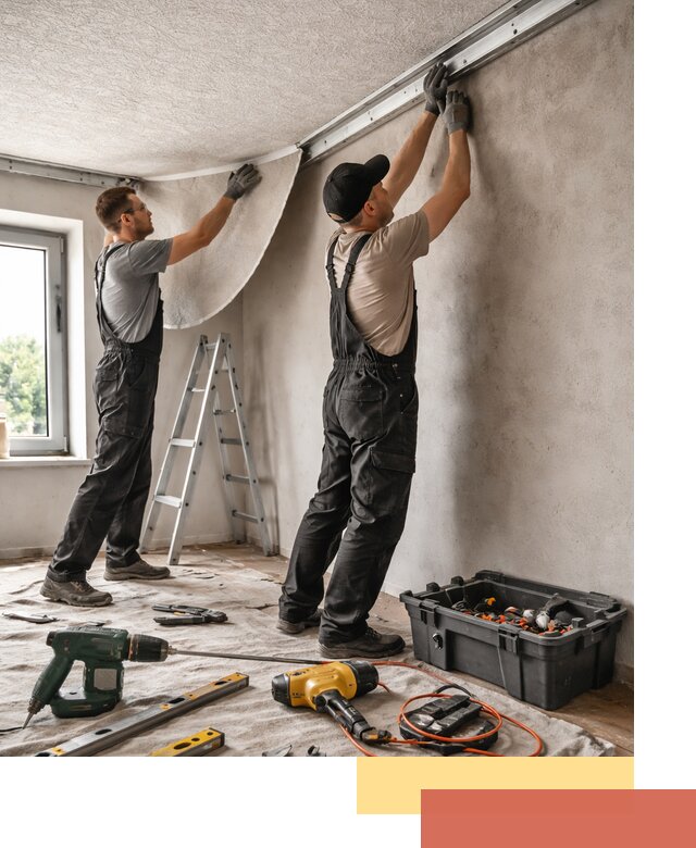 Монтаж фактурного натяжного потолка в соколе качественно и быстро