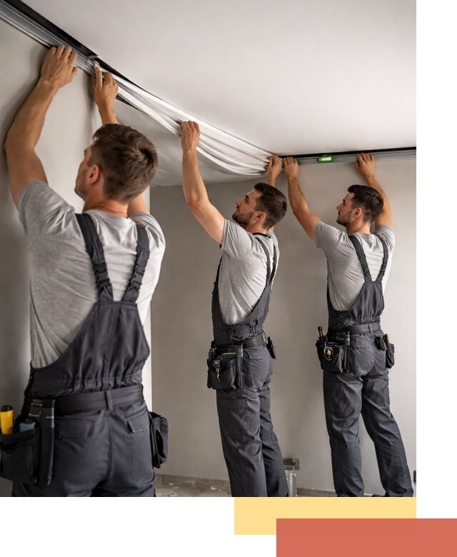 Теневые натяжные потолки в соколе: монтаж и отделка быстро и качественно