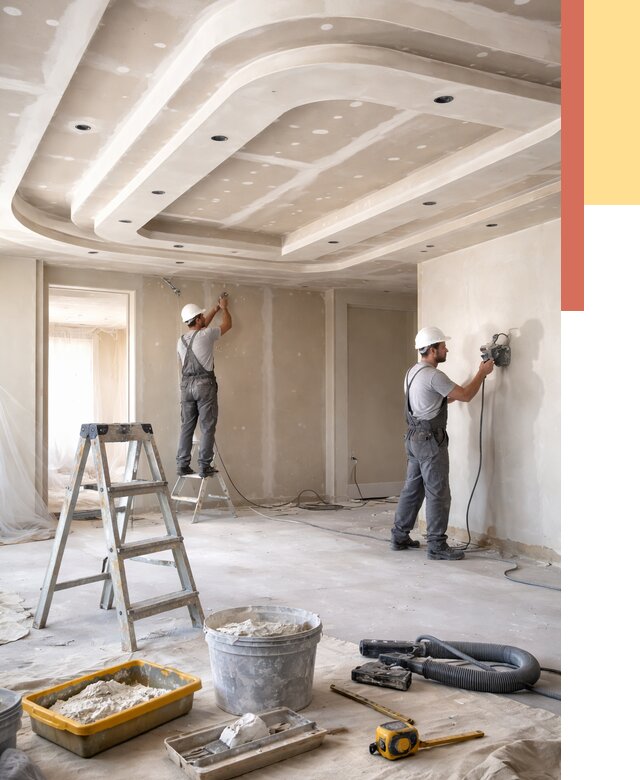 Многоуровневый потолок из гипсокартона в соколе от 781 руб. под ключ | ОТДЕЛОЧНИК-Скл