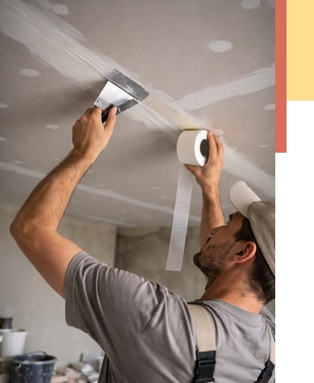 Обработка швов потолка ГКЛ в соколе от 7814 руб. под ключ | ОТДЕЛОЧНИК-Скл