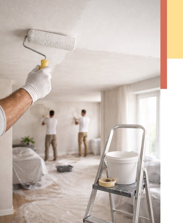 Покраска потолка акриловой краской в соколе от 2605 руб. | ОТДЕЛОЧНИК-Скл