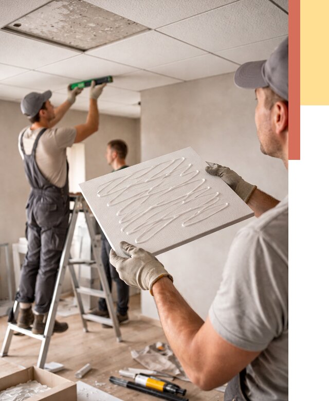 Монтаж потолочной плитки в соколе от 4689 руб. — быстро и недорого | ОТДЕЛОЧНИК-Скл