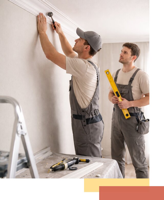 Монтаж потолочного плинтуса в соколе качественно и быстро