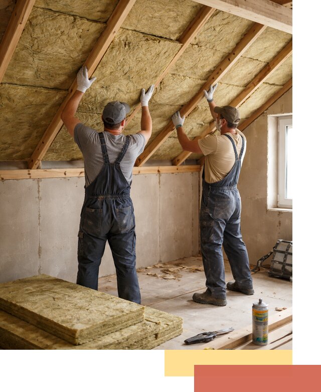 Утепление потолка минеральной ватой в соколе