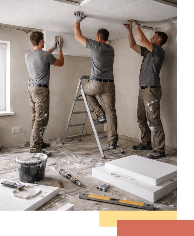 Утепление потолка пенопластом в соколе быстро и качественно