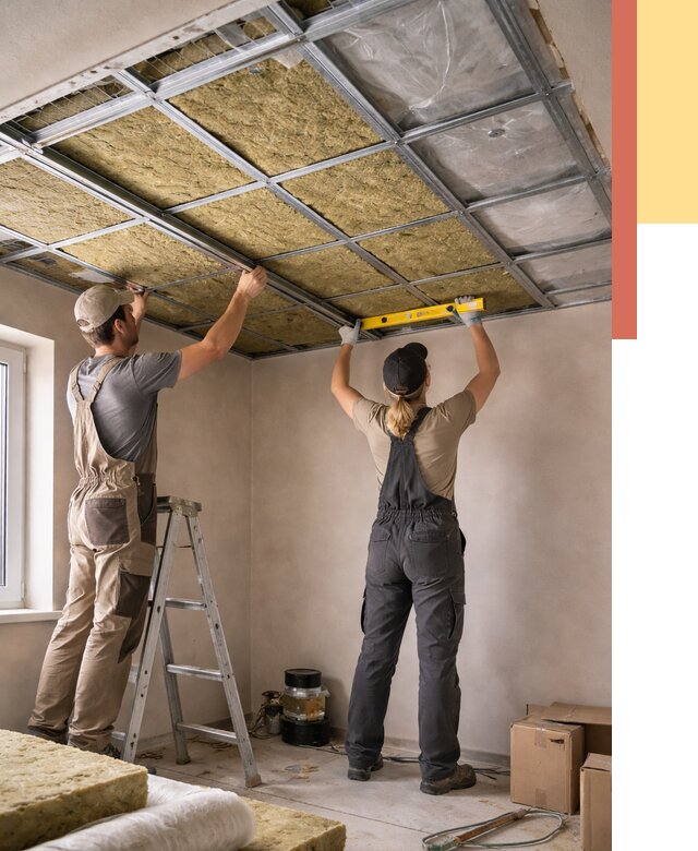 Шумоизоляция потолка в соколе от 1302 руб. под ключ — услуги ОТДЕЛОЧНИК-Скл