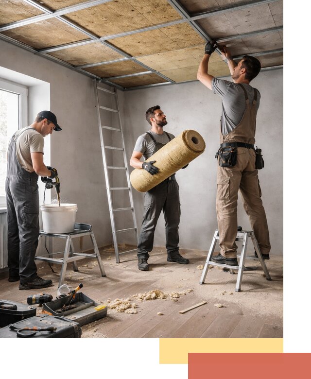 Шумоизоляция потолка в соколе: профессиональный монтаж и отделка